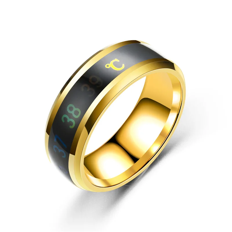 2022 new fashion smart temperature sensing ring for lovers temperature measuring smart ring Hot sale