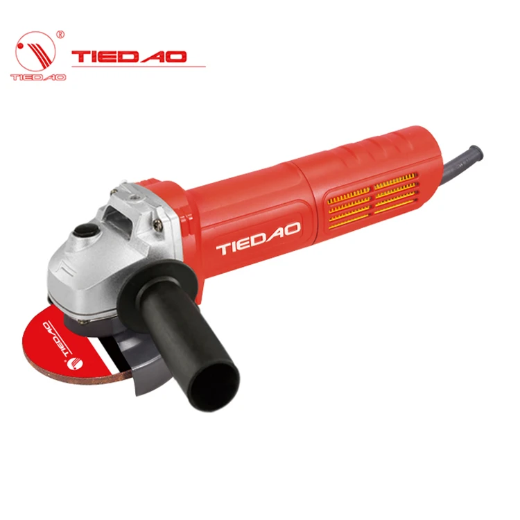 Discount offer professional 100mm 750w Angle Grinder Electric with restart protection spindle lock
