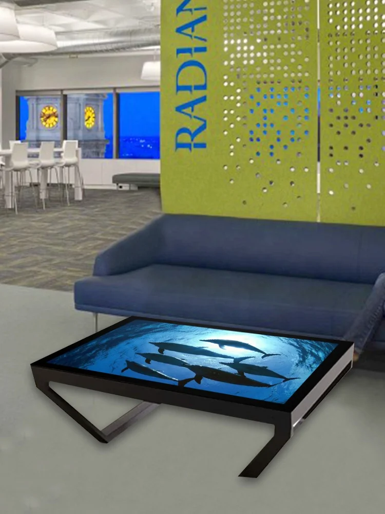 
Coffee shop/restaurant touch interactive smart table with multi touch waterproof game table 