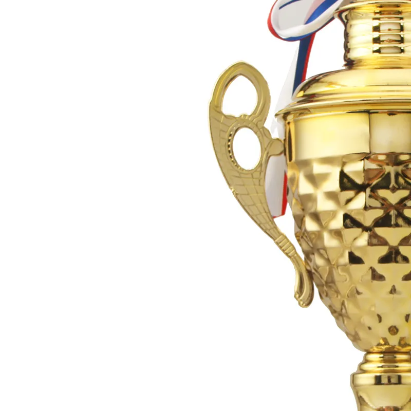 Big trophy manufacturers wholesale creative custom metal football cups made in China electroplating new crafts