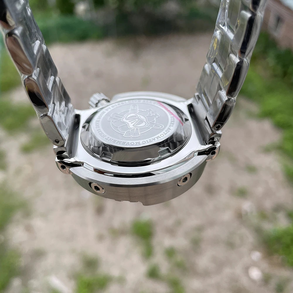 SD1975 New Arrival 2020 Steeldive Brand 300m Water Resistant Ceramic Bezel NH35 Automatic Dive Watch with blue dial