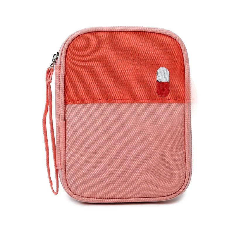 Medicine Bag Cute Mini Portable  First Aid Kit Medical Emergency Kits Organizer Outdoor Portable First Aid Medical Kit Travel