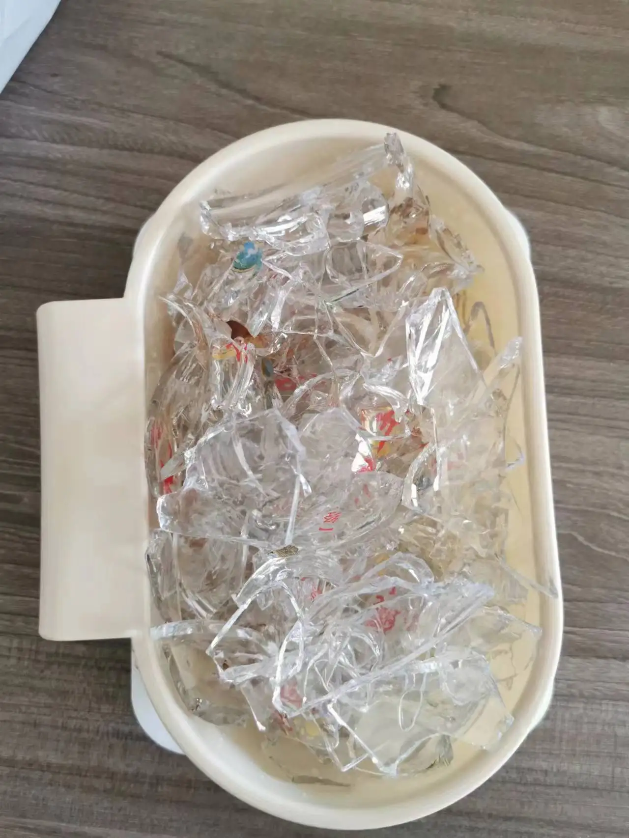 Hot sale big discount amber bottle cullet for industry use brown waste scrap crushed cullet