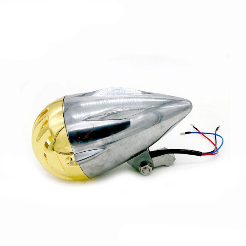 Motorcycle Refit Classic Retro Headlight Motorbike Grill Headlights Vintage Front Light Lamp For Chopper Bobber Cafe Racer