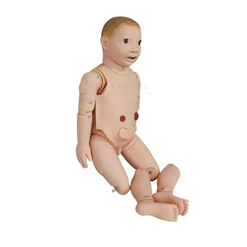 SY-N06902 Multi-function Nursing Child Nasogastric Feeding Intubation Training Simulator Model