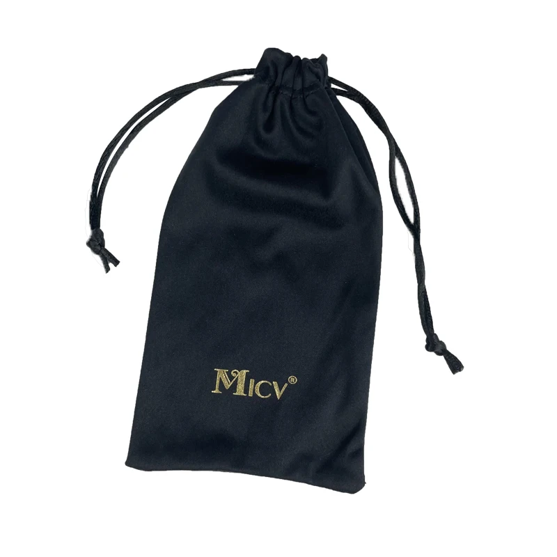Printing Logo Soft Microfiber Eyeglass Pouches Custom Logo Drawstring Jewelry Bag Microfiber Sunglasses Glasses Cloth Bag
