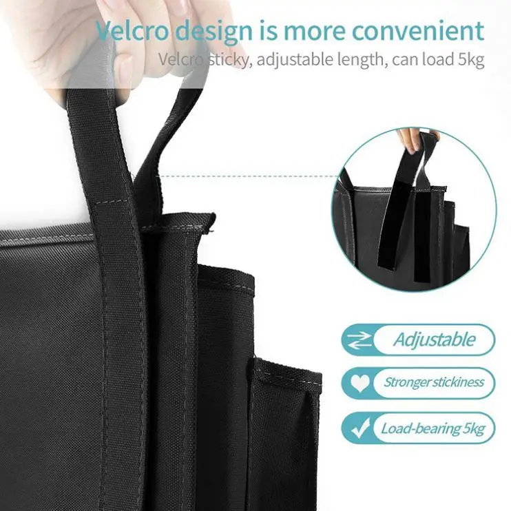 Multipurpose Bedside Storage Caddy Hanging Storage Organizer for Books Tablets Magazine Phone Remotes