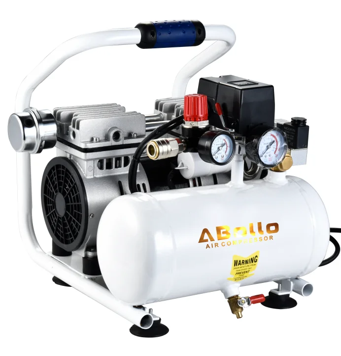 
750W oilless silent air-compressor 8 bar 5L MINI Air Compressor 