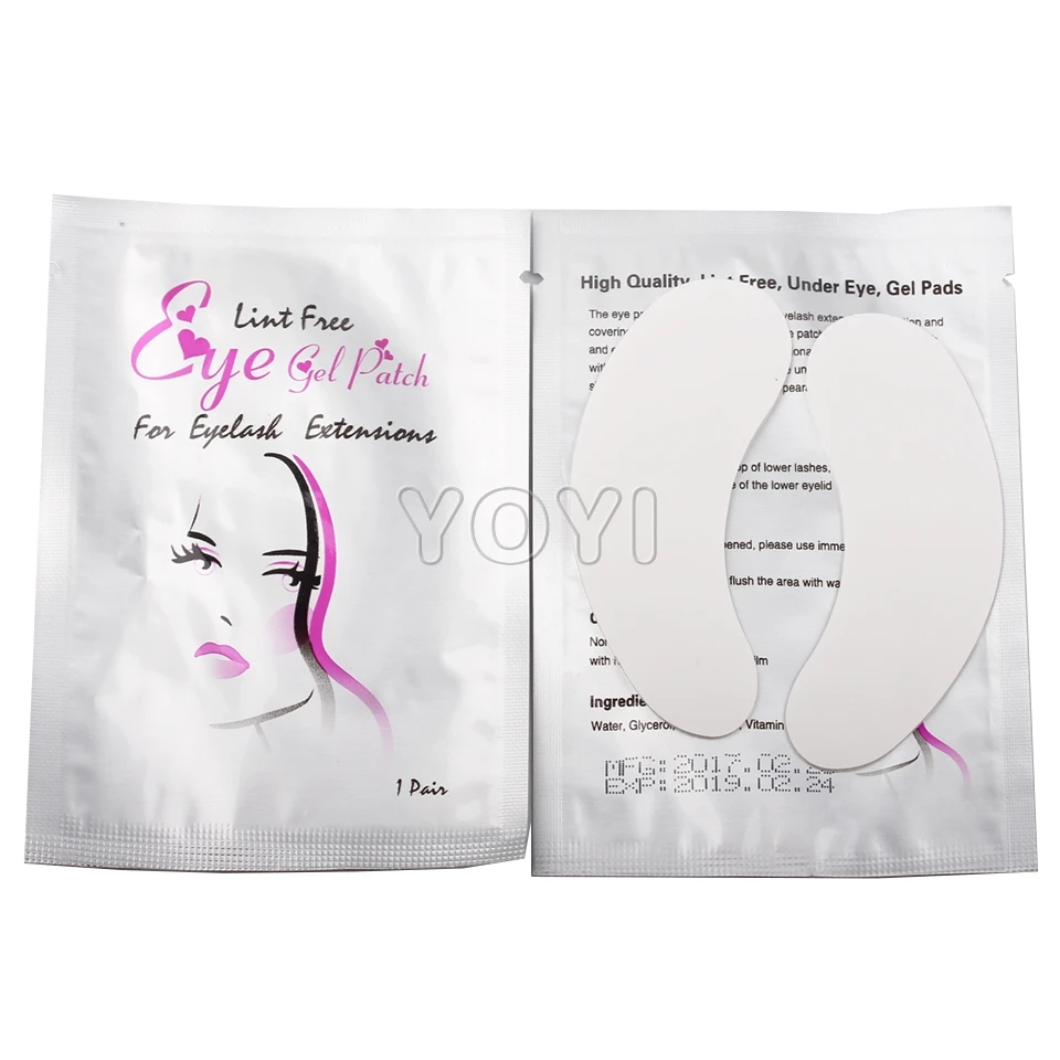 New hot selling eyepads gel patch eye pads lint free lashes extension mask eyepads  Eyelash Under Eye Pads
