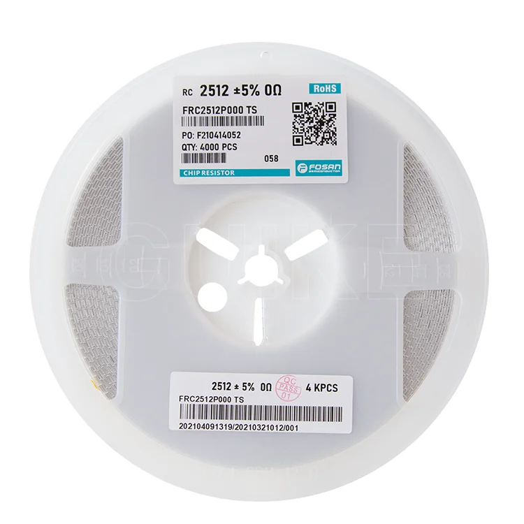 2512 5% 0R vertical variable glass heat ohm power ceramic smd wire wound 10 ohm resistor variable SMD chip resistor