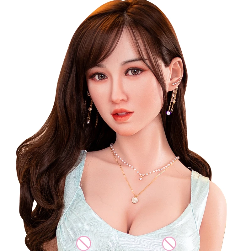 EVOSOX Open Mouth with White Teeth Soft Tongue Full Body Lifelike Female Sex Love Doll Sexy Adult Women 3 holes Sex Toys for Men