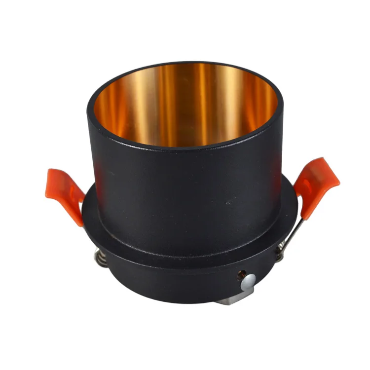 Downlights Fixture Aluminum GU10 Ceiling Spotlight Mounting Bracket GU 10 Socket Frame Recessed Down Light Fixture