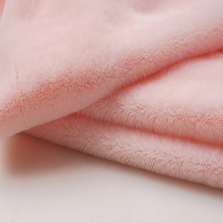 Wholesale China Flannel Fabric With Synthetic Crystal Velvet Fabric for Carpet