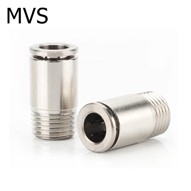 360 degrees of free rotation threaded hexagon socket the pass-through  Quick Connector Fitting