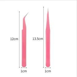 Black vetus esd tweezers rose gold eyelash tweezers eyelash extensions tweezers set