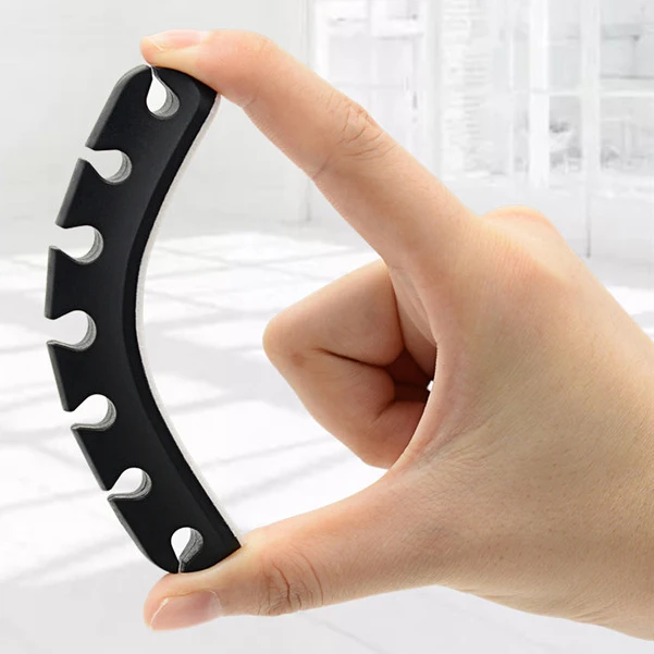 7slots flexible self adhesive silicone wire cord cable holder organizer management clips for desktop USB earphone