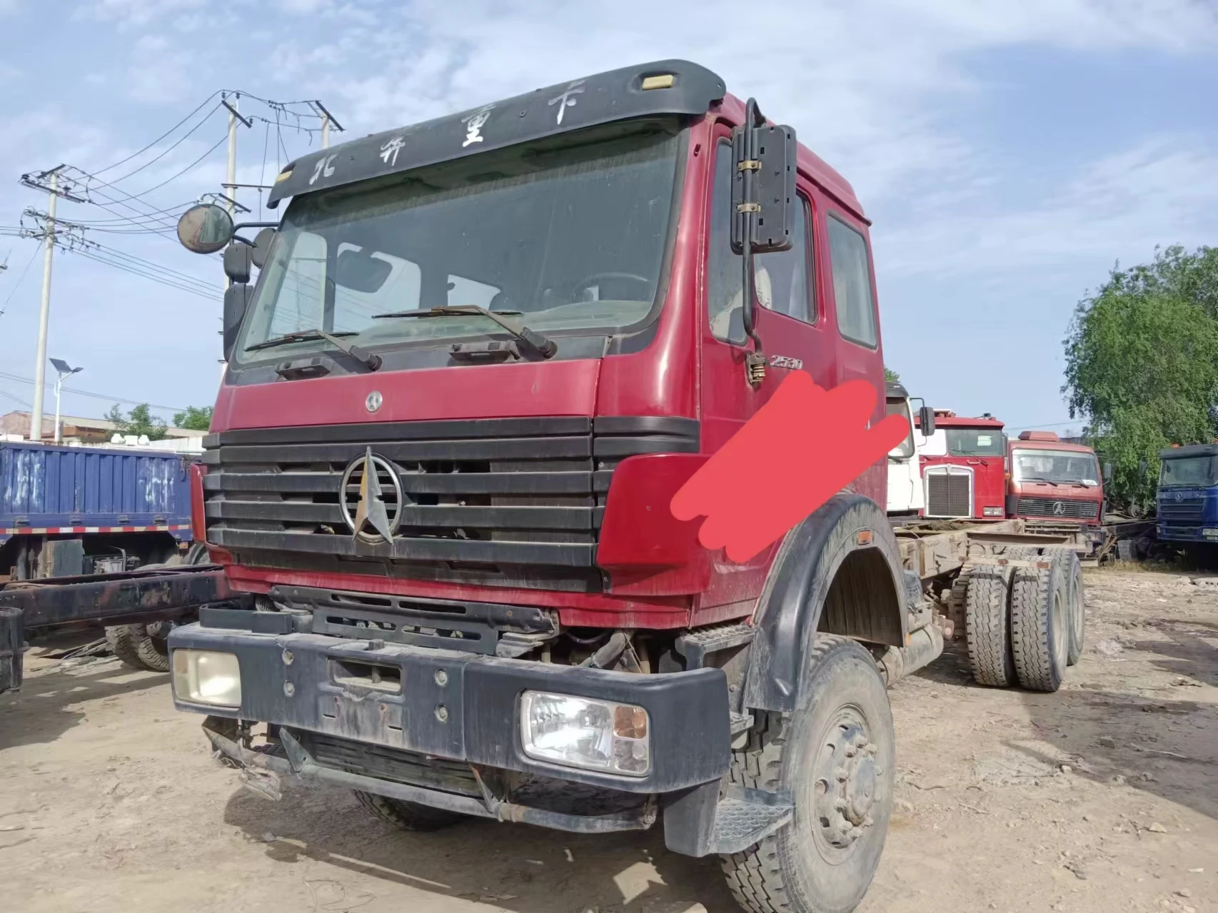 Бибен Подержанный тягач 40 тонн б/у Euro3 10 колесный грузовик прицеп 6x4