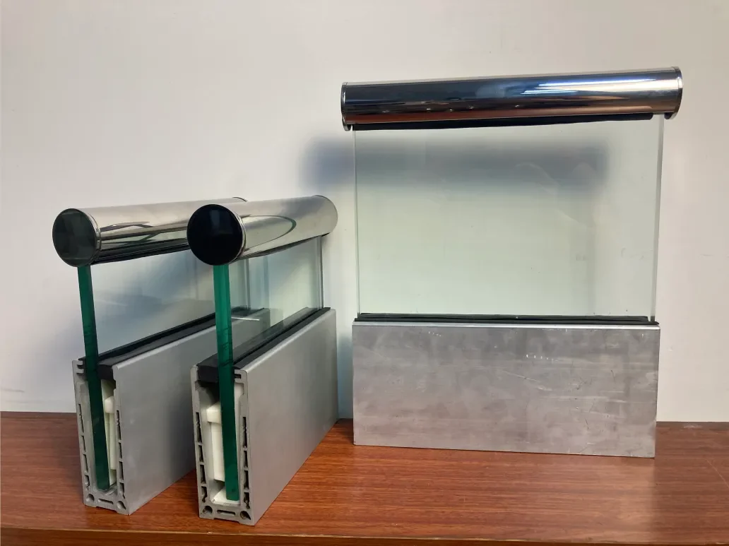 Aluminum U Profile Glass Railing U Channel Base for Frameless Glass Balcony Balustrade