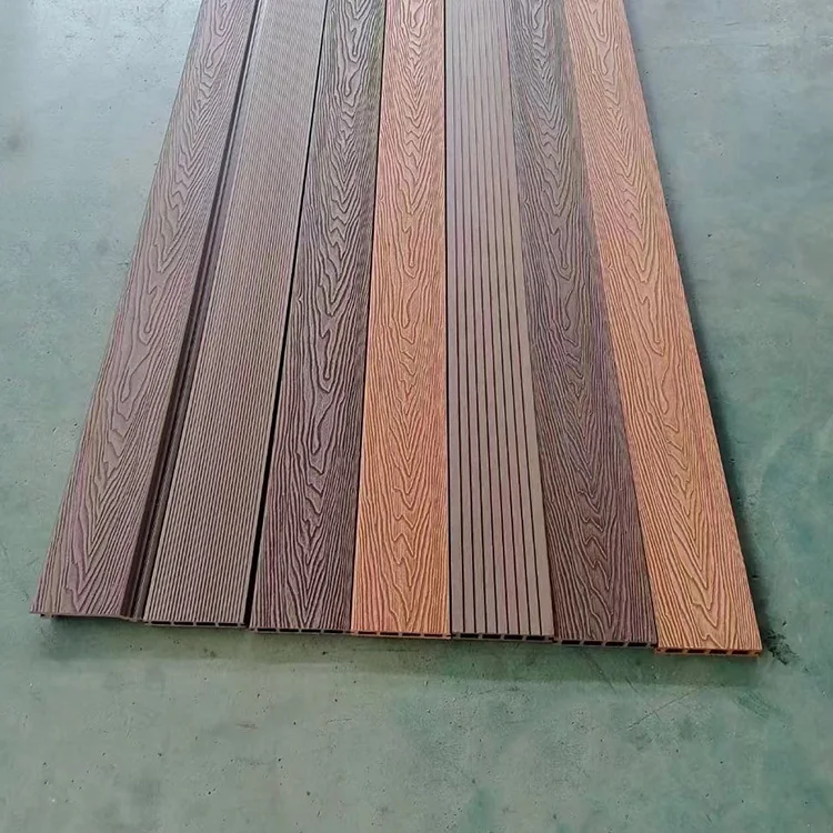 HDPE waterproof out wpc decking Alternative solid wood for outdoor for swimming pool