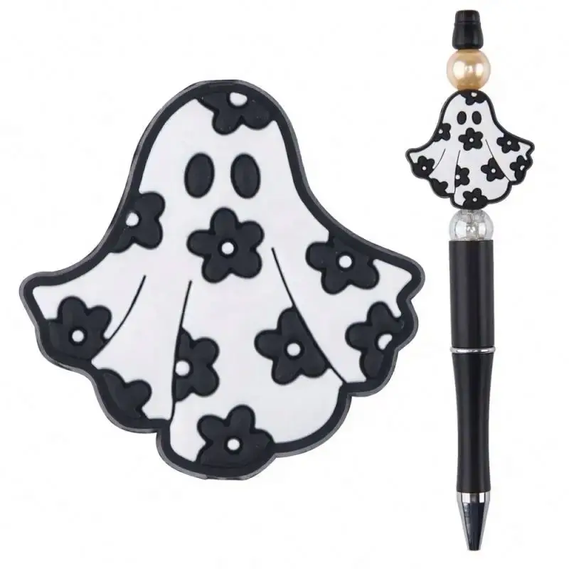 Western world halloween festival cool designs bloodsucker vampire soft pvc focal beads for pen making