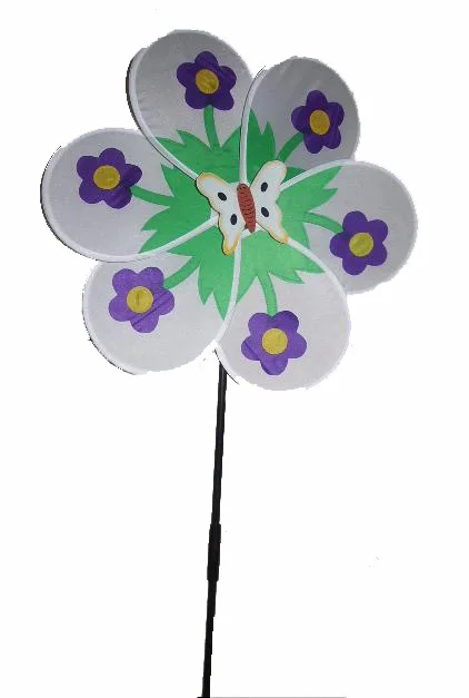 Garden spring single tulip flower yard windmill