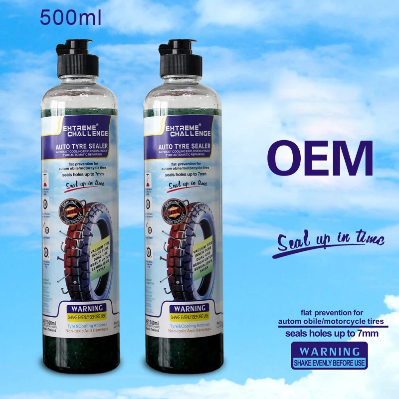 500ml Antifreeze self-replenishing solution Inner tube sealant Puncture repair of liquid tire Sealant tire repair fluid