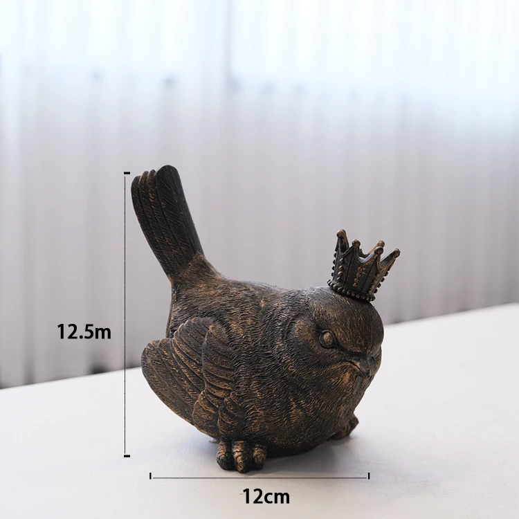 Figurine For Garden Decoration Modern Figurine custom resin Bird figurine