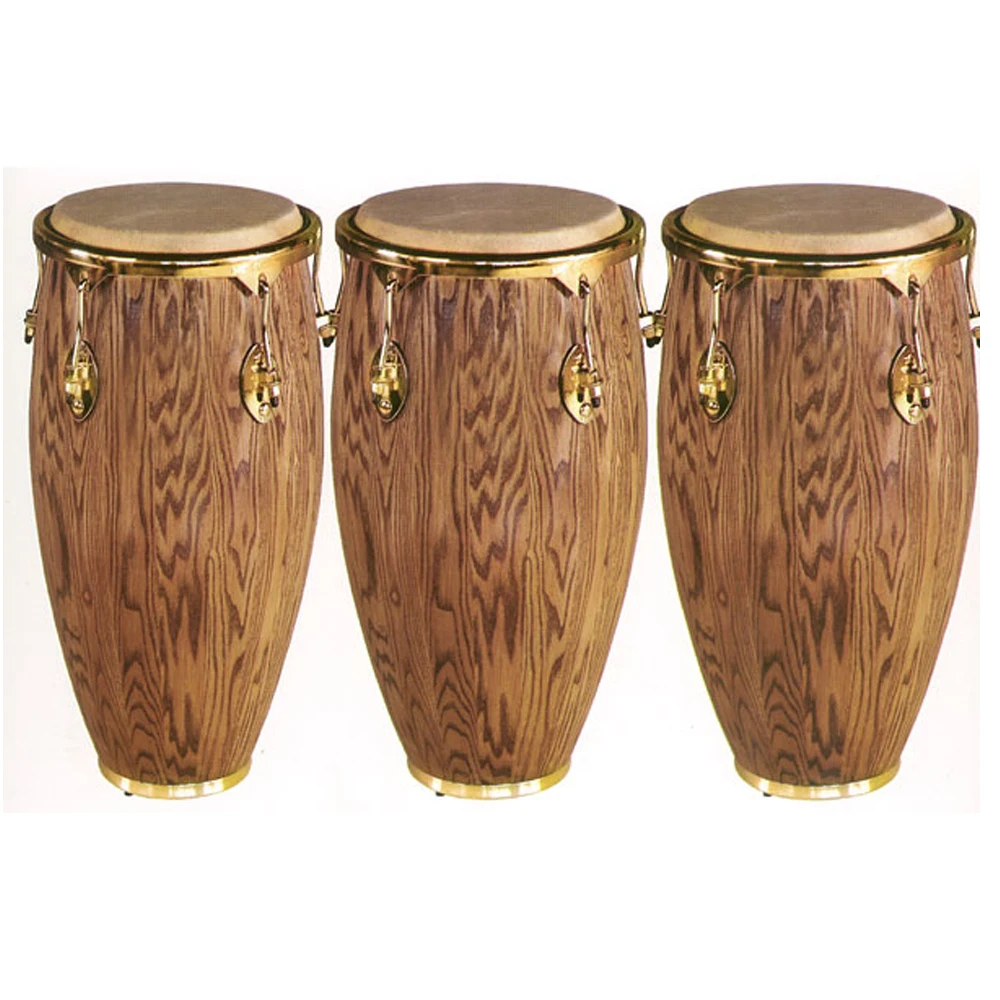 High grade Natural rawhide Buffalo head Conga sets TD-116