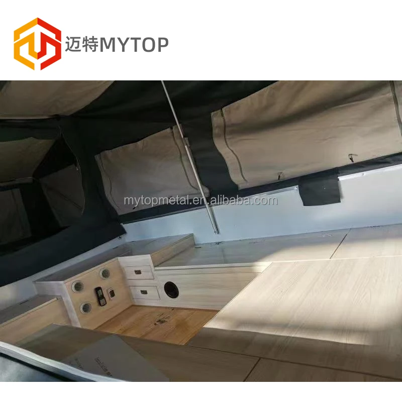 Professional Luxury Camping Travel Cart Rv Tourist Towing Caravan Motorhome Car Offroad Trailer