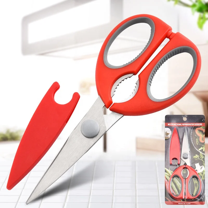  Wholesale household stainless steel refrigerator scissors multi-functional chicken bone food kitchen