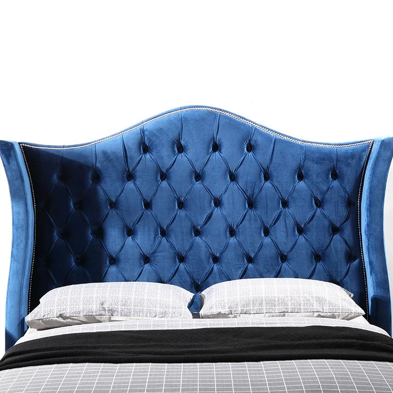 Made in China All Size Modern Luxury Bed Frame Slat Furniture King Size Fabric Bed