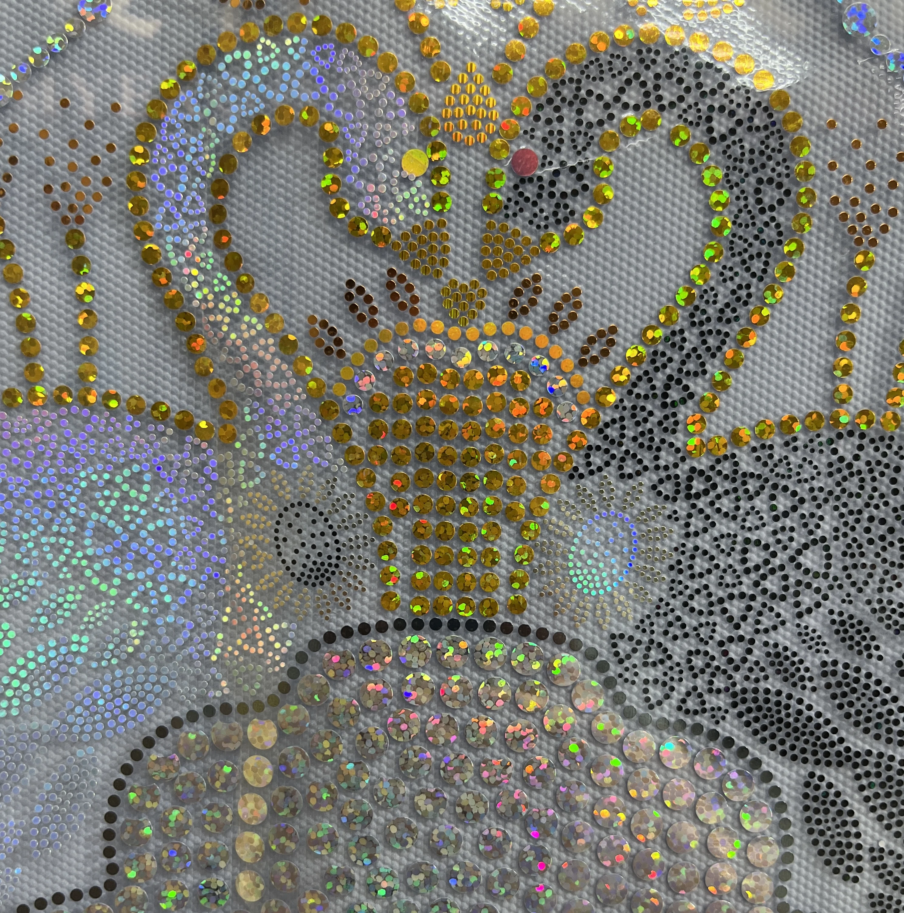 automatic hot-fix sequin machine computerized feeding vinyl spangle transfer pet film design