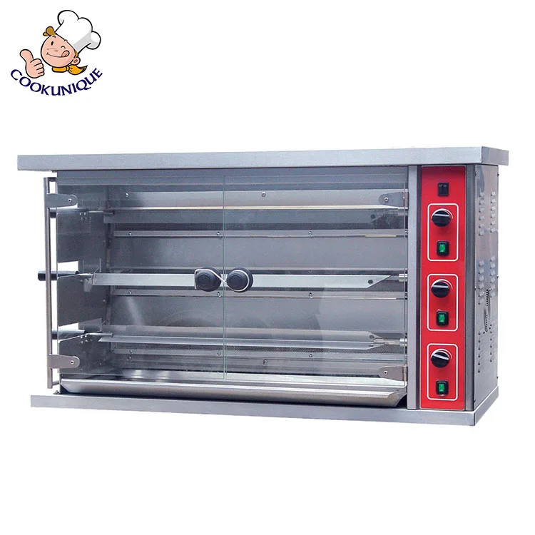 Hot Sale Factory Price vertical Electric Chicken Rotisserie Chicken Rotating Roasting Machine