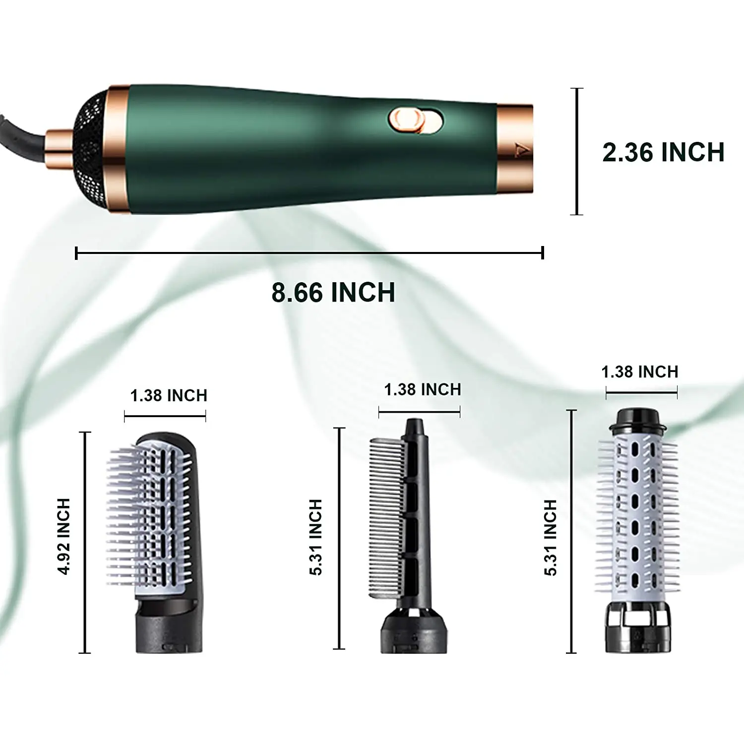 Amazon newest Upgrade hot Styling Brush and Volumizer 5 in1 Electric Hair
