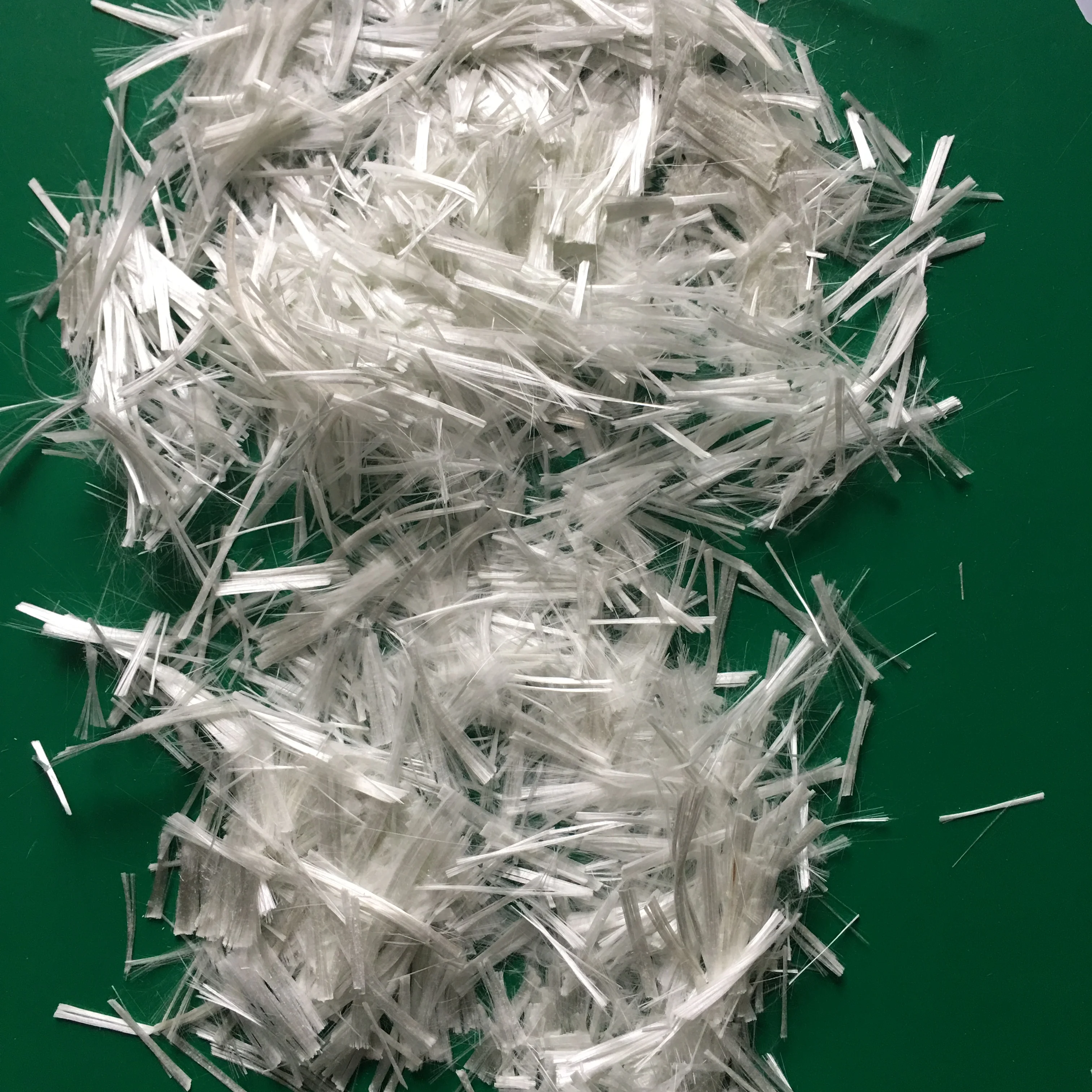 Manufacturer 10mm/12mm/18mm AR glass fiber chopped strand for concrete/cement/plaster