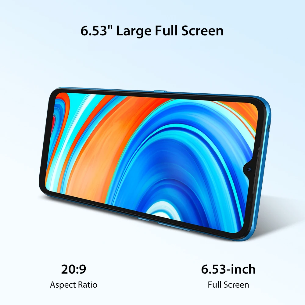 UMIDIGI A9 смартфон на Android глобальная версия 6 53 дюймов разблокировка лица 3 ГБ ОЗУ 64 Гб ПЗУ 13 МП тройная камера Восьмиядерный 5150 мАч