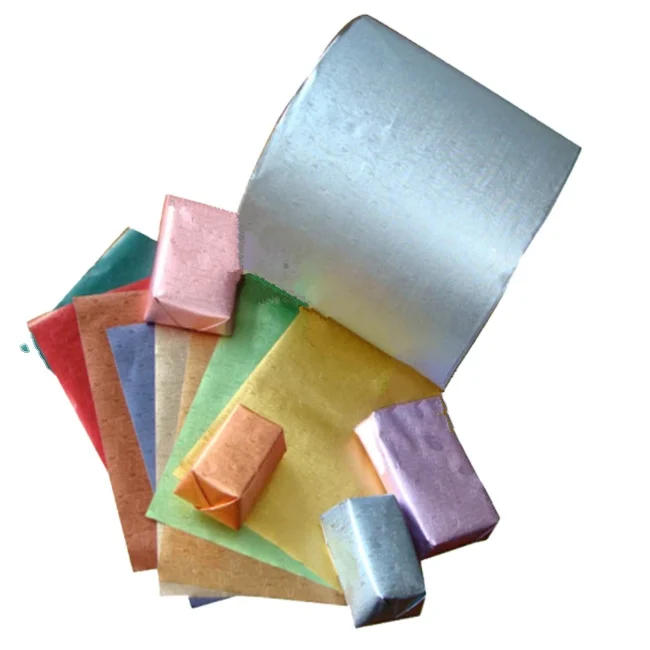 huangdao Aluminum Foil roll for chocolate packing wrapping paper