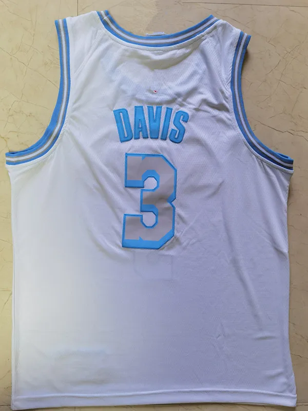The latest designs for the 2021 season are high quality embroidered basketball jerseys, Anthony Davis No. 3 jersey