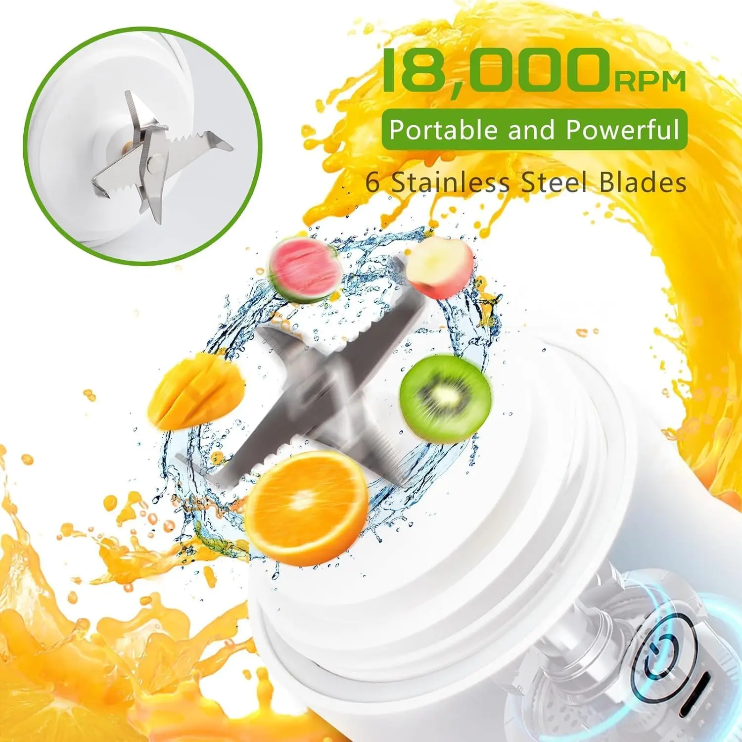 2024 new product small blender portable personal portable blender wholesale blender smoothie portable 600ml portable blender