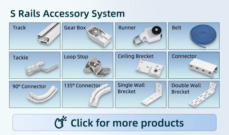 DT82TV/NA-1.2/14 2024 wired 485 wholesale Smart Home Electric Motorized Curtain Motor opener