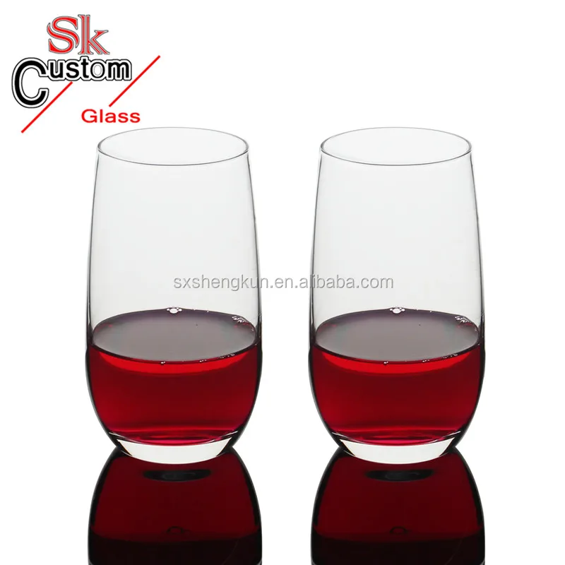 
the stock transparent lead free crystal 400ml beer glasses with OEM decal logo 