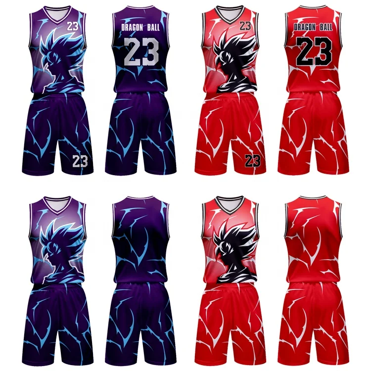 Factory Wholesale OEM Custom Design Jersey Suit Shirt Custom Basketball Uniform