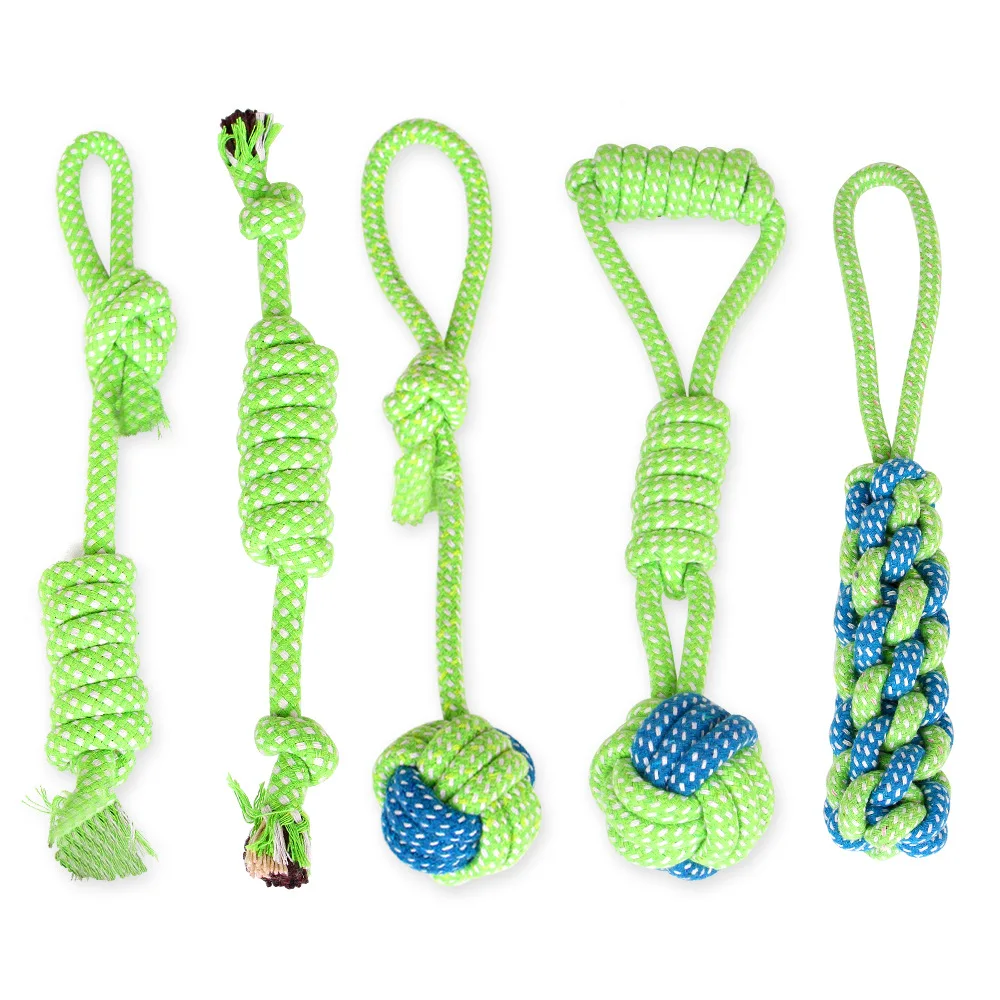 
Amazon Hot Wholesale Dog Rope Toy Multiple Choices Dog Chew Toy for Puppies Teething Dog Tooth Brush Toy 