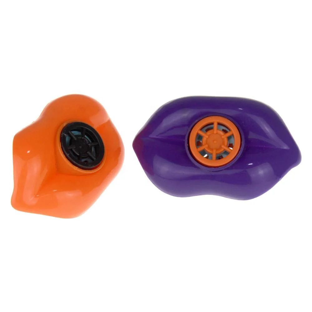 Halloween toys makeup lips plastic lips whistle promotional toy carnival for kids