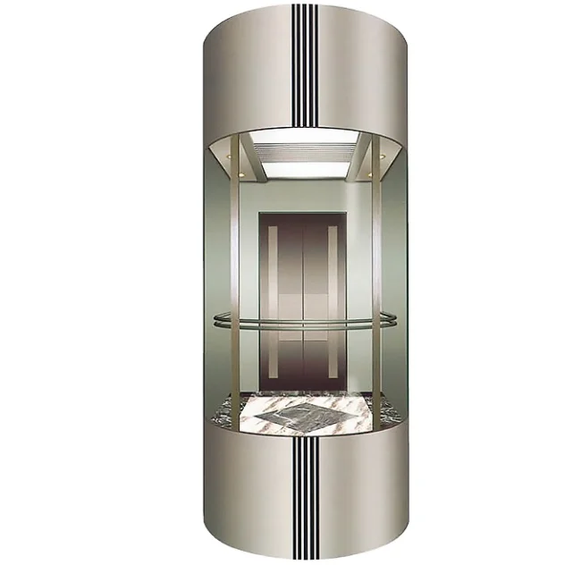 Fuji Sightseeing Elevator Modernization Glass Lift Low Price Residential Panoramic Elevator