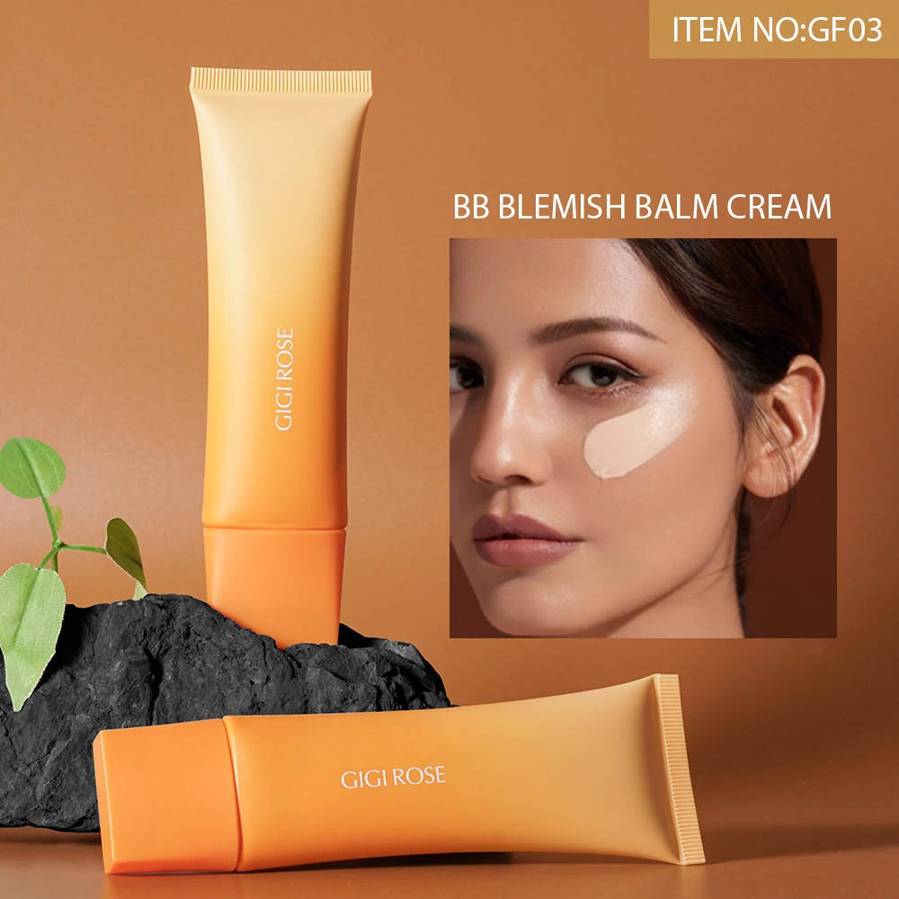 GiGi Rose Premium Quality BB Cream High Coverage Makeup Base Long-lasting Formula Natural Finish Foundation