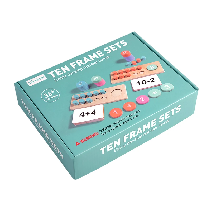 2024 New Design Children Math Learning Toy Addition Subtraction Montessori Teaching Aids Kids Educational Wooden Toys  For Kids