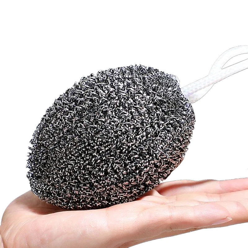 New Design Not Easy to Rust Stainless Steel Scourer Kitchen Wire Washing Balls Scrubbing Sponges With Hanging Rope