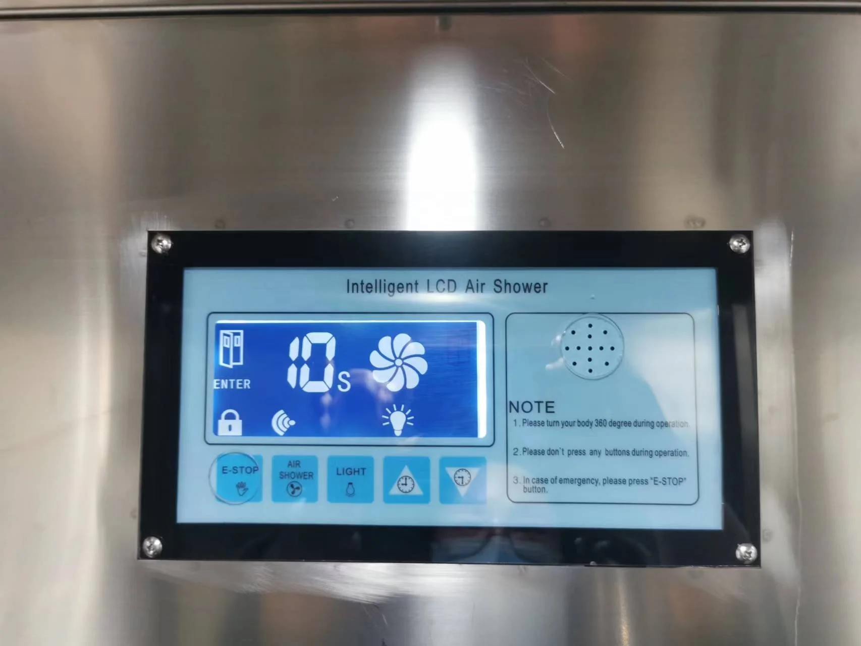 Factory Price Industrial Automatic Stainless Steel Air Shower New Design Cleanroom Laboratory Industries Core Motor Engine