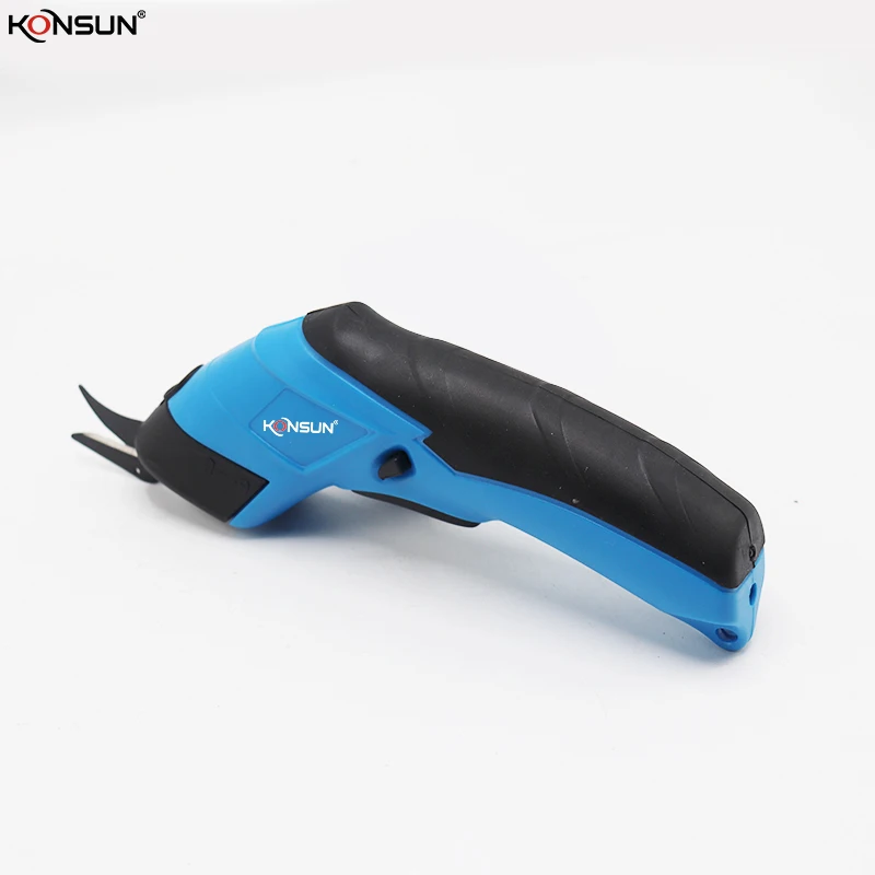 KONSUN 3.6V lithium cordless electric cloth or paper cutter scissor with USB charger wire